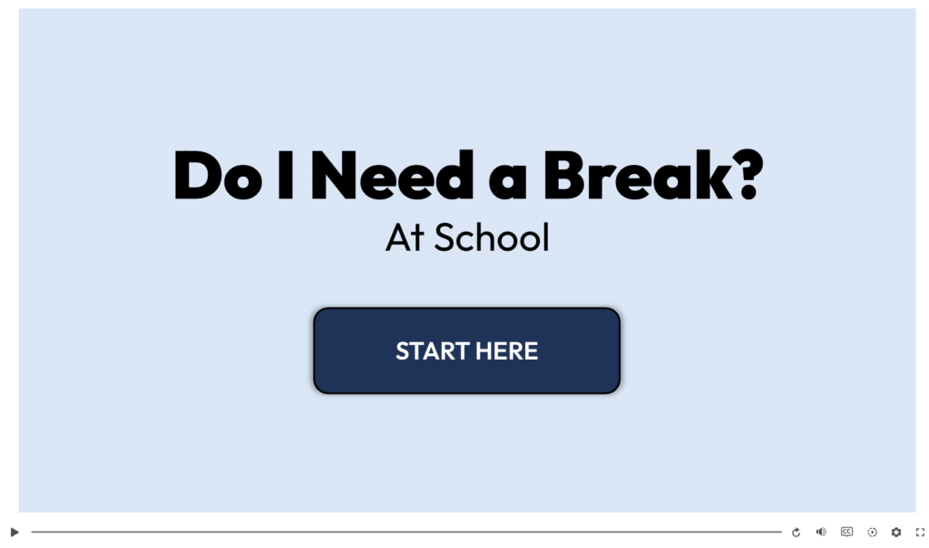 Do I Need a Break? At School screenshot